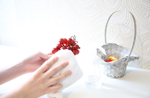 撮影小物の除菌